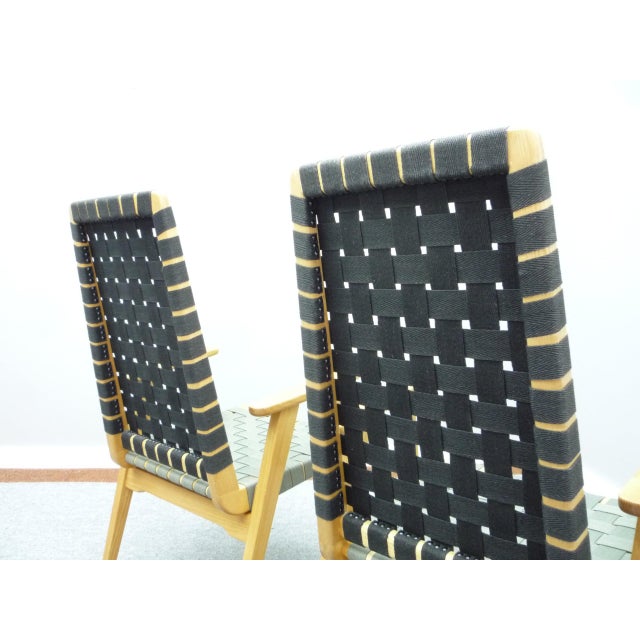 Set of Mid-Century Armchairs in the style of Jens Risom, 1950s For Sale - Image 9 of 15