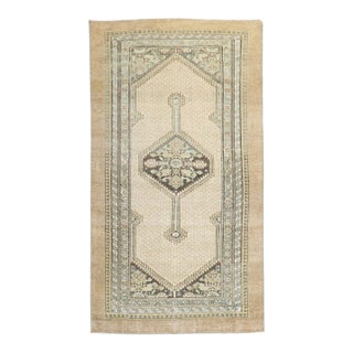 Antique Tribal Serab Accent Rug - 3'9" x 6'6" For Sale