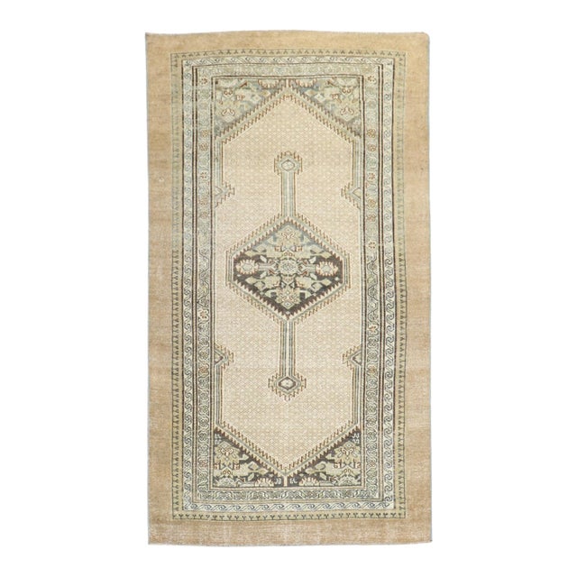 Antique Tribal Serab Accent Rug - 3'9" x 6'6" For Sale