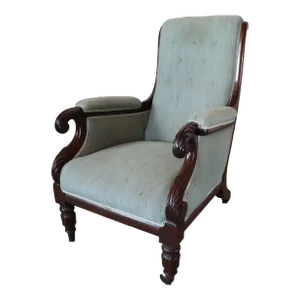 Empire Lolling Mahogany Arm Chair