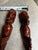 1970s Pair of Wooden Hand Carved African Figurative Sculptures For Sale - Image 4 of 6