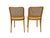 1960s Mid 20th Century Thonet Prague 811 Side Chairs by Josef Hoffman, Pair For Sale - Image 5 of 6