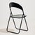 Vintage Italian Folding Chair in Metal, 1980s For Sale - Image 4 of 17