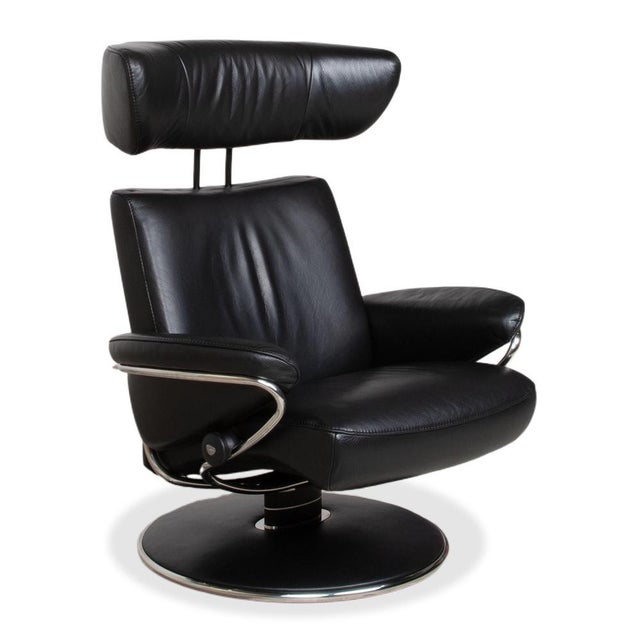 Jazz Recliner Chair in Leather from Stressless For Sale - Image 4 of 18