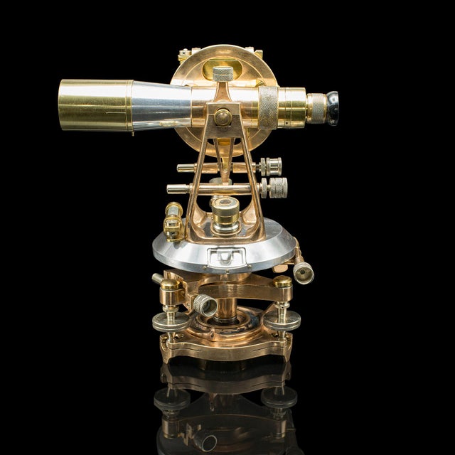 Early 20th Century 1910's Antique Transit Theodolite For Sale - Image 5 of 12