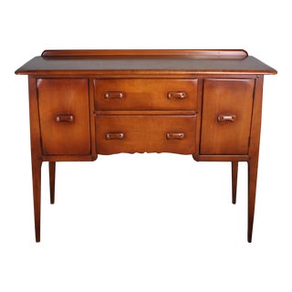 1930's Vintage Cushman or Inman Vermont Maple Finish Server Sideboard For Sale