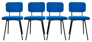Chairs by André Simard for French Airborne, 1950s, Set of 4