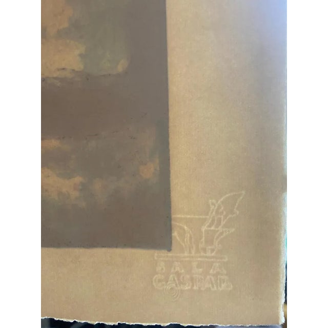 1970s Juan Jose Torralba, Orfeo, 1970, Carborundum Engraving For Sale - Image 5 of 6