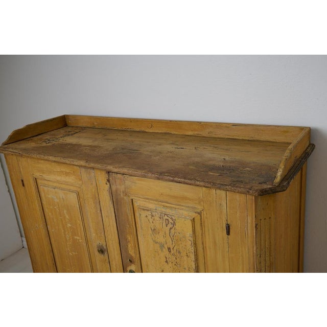 Antique Swedish Gustavian Pine Sideboard For Sale - Image 12 of 15