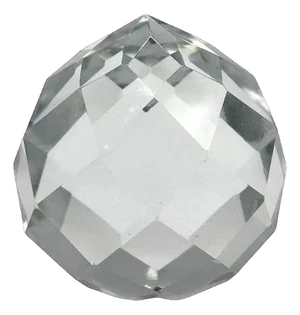 Vintage Cut Crystal Ball Suncatcher Prism Paper Weight