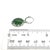 Green Garnet Tsavorite & Diamond Earrings 14k WG 22.44 TCW Certified For Sale - Image 8 of 13