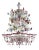 Venetian Imperial Floral Cà Rezzonico Murano Glass Chandelier by Simoeng For Sale