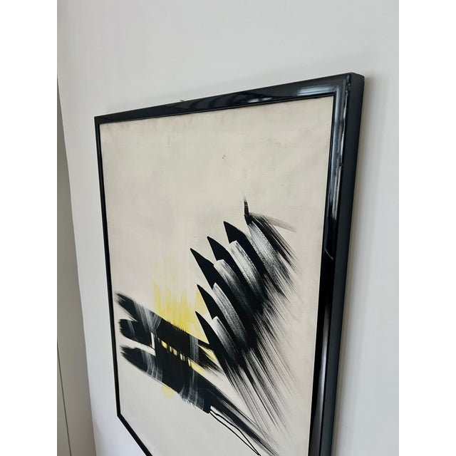 Italian Artist, Large Abstract Composition, Mid to Late 20th Century, Acrylic on Canvas For Sale - Image 10 of 13