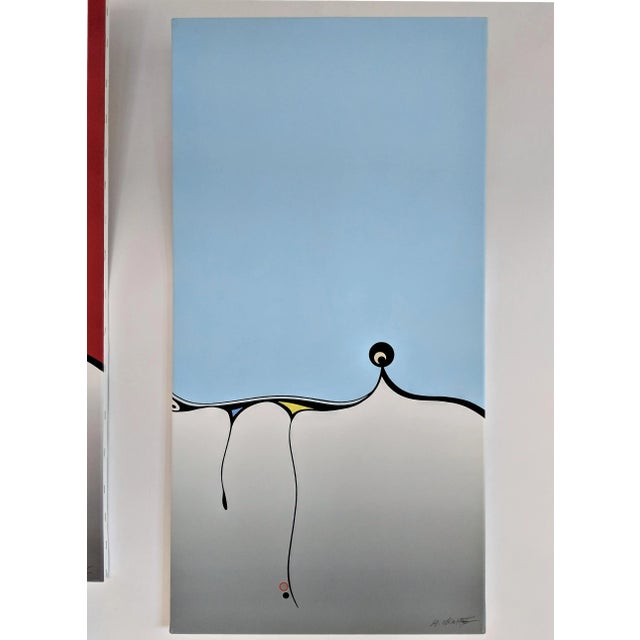 2010s Atsuko Okamoto Abstract Serigraph A. P. Signed "Espana 4 Tranquility" - "Espana 4 Passion" - A Pair For Sale - Image 5 of 13