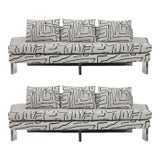 Pair of Vladimir Kagan Sofas Newly Upholstered For Sale