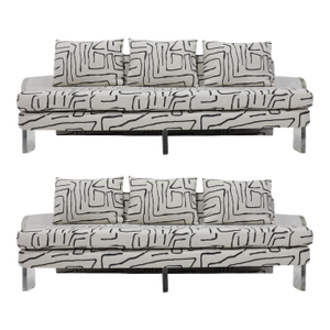Pair of Vladimir Kagan Sofas Newly Upholstered