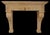 20th Century Carved Limestone Fireplace Mantle with Scrolled Corbels and Foliate For Sale - Image 4 of 4