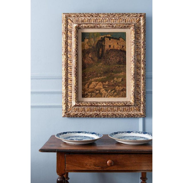 Fernand Combes, The Mill, Early 20th Century, Oil Painting on Canvas For Sale - Image 10 of 11