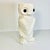 1970s Vintage Boho Chic Arts & Crafts Trompe L’Oeil Owl Ceramic Umbrella Stand. For Sale - Image 9 of 13