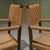Wood Armchairs with Oak Frames and Seagrass Webbing, Italy, Set of 2 For Sale - Image 7 of 11