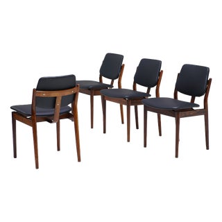 Dining Chairs by Arne Vodder for Sibast, Denmark, 1960s, Set of 4 For Sale
