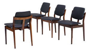 Dining Chairs by Arne Vodder for Sibast, Denmark, 1960s, Set of 4