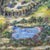 Vintage Original Oil Painting European Village Landscape Cottage Hollyhocks For Sale - Image 4 of 14