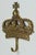Mid 20th Century Vintage Brass Crown Wall Hook For Sale - Image 5 of 5