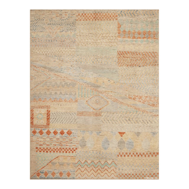 Modern Contemporary Geometric Rug 12122 For Sale