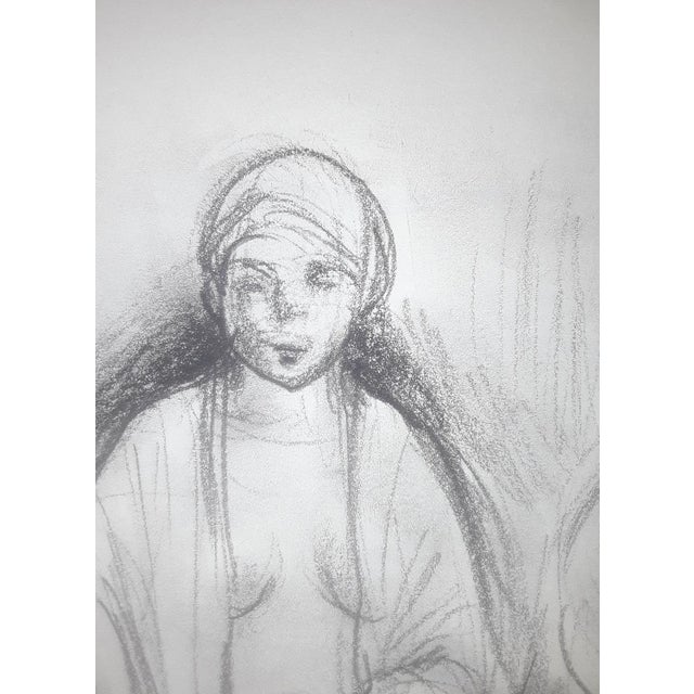 Veronika Issaeva-Agenos, Hammam with Nude, 2015, Pencil Drawing For Sale - Image 4 of 6