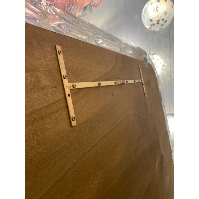 Italian "Torciglione" Murano Style Glass Wall Mirror by SimoEng For Sale - Image 9 of 11