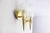 Gold Sconces from Leola, Italy, 1970s, Set of 2 For Sale - Image 8 of 14