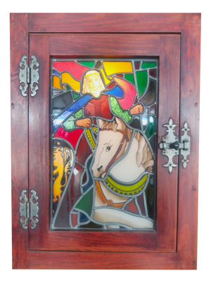 Stained Glass Window with Lighting