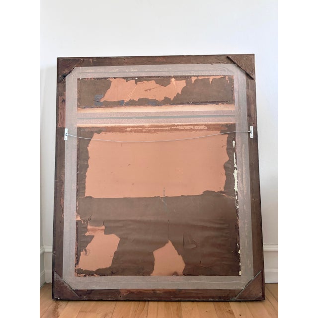 Large Antique Napoleon III Giltwood French Wall Mirror, 19th Century For Sale - Image 11 of 12