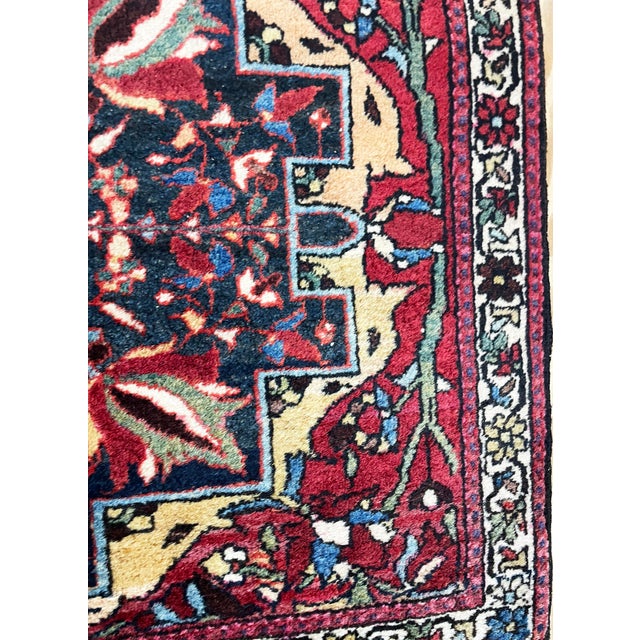 Antique Feraghan Sarouk Rug For Sale - Image 4 of 8
