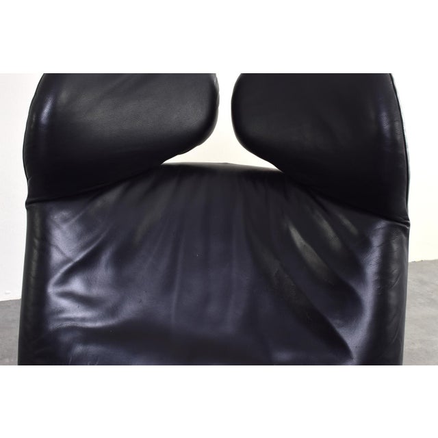 Wink Leather Chair by Toshiyuki Kita for Cassina, 1980s For Sale - Image 15 of 18