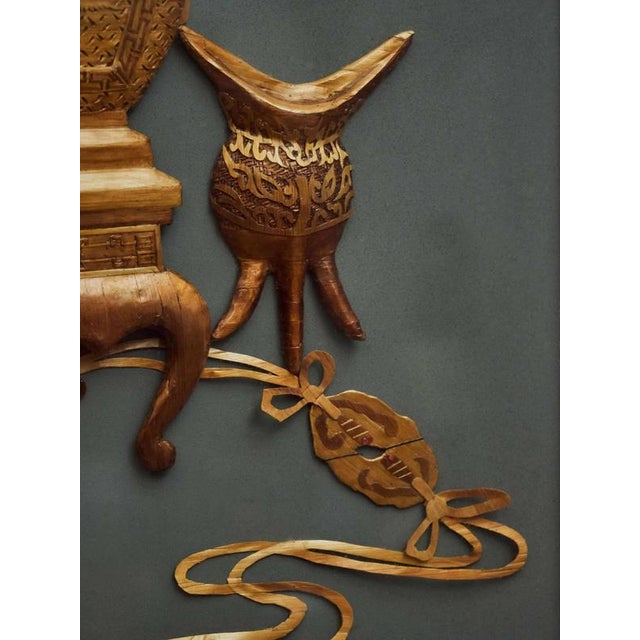 Large Chinese Gilt Panels, Set of 2 For Sale - Image 3 of 18