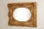 High Quality Ornate Carved Gold Finished Frame Oval Wall Mirror