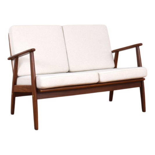 Mid-Century Danish Teak 2-Seater Sofa, 1960s For Sale