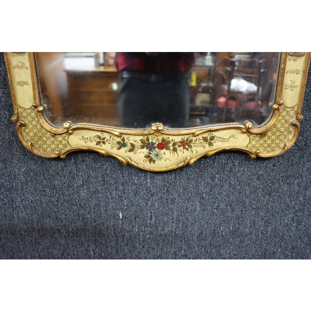 Chinoiserie & Gilt-Wood Mirror For Sale - Image 4 of 9