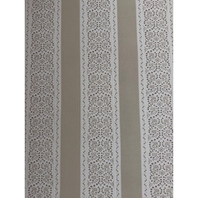 Textile Schumacher Mark Sikes 180742 Jasmine Indoor Outdoor Neutral Fabric 4 Yards For Sale - Image 7 of 8