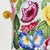 Vintage Floral Hand-Painted Brunschwig & Fils Wooden Table Lamps With Green Faux Marble Bases - a Pair For Sale - Image 16 of 18