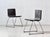 Black Bernhard Leather Chairs in Black and Chrome by Ola Wihlborg for Ikea, 2010s For Sale - Image 8 of 16
