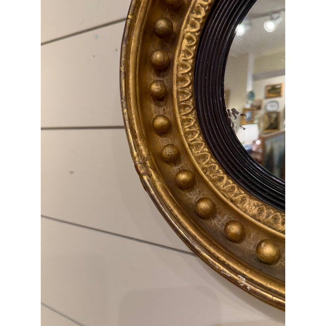 19th Century English Convex Mirror For Sale - Image 4 of 9