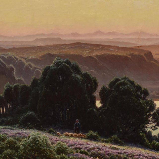 William Didier Pouget, Lake Chambly, 1900s, Oil on Canvas For Sale - Image 5 of 12