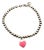 Mid 20th Century Tiffany & Co. Vintage Silver Heart & “Return to Tiffany” Bead Bracelet For Sale