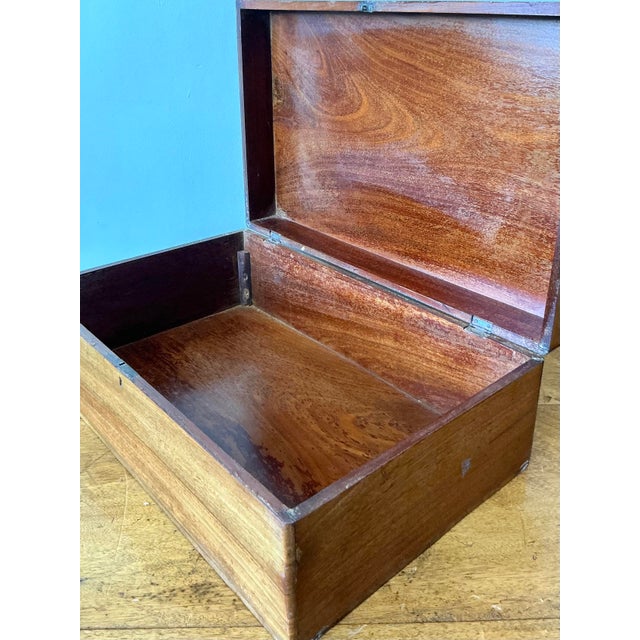 Vintage Boho Large Marquetry Box For Sale In West Palm - Image 6 of 11