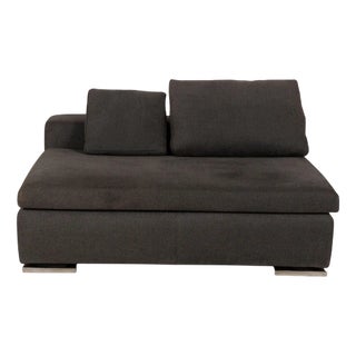 Moore Fabric Two-Seater Grey Sofa from Minotti For Sale