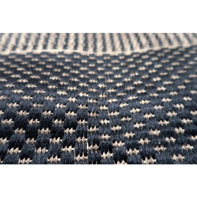 Vintage 1980s Belgian Modern Rug Minimalist Design 6.7' x 9.3' This striking Belgian Modern rug from the 1980s perfectly...