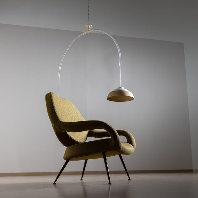 Mid-Century Modern Arc Lamp Mod. 2129 by Gino Sarfatti for Arteluce, Italy 1969 For Sale - Image 3 of 8